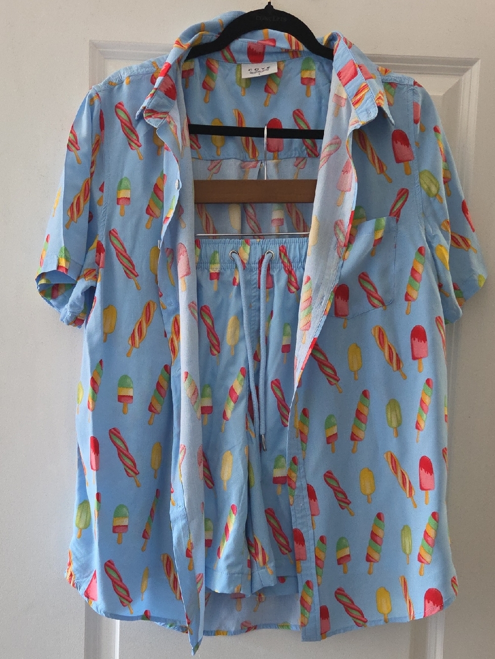 Cove Shirt And Swim Short Set Size L